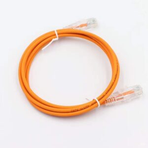 Slim-Stream Cat6 Ultra-Slim UTP Patch Cable with 2.8mm Diameter for High-Density Data Centers