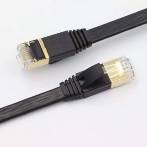 Optima-Flat Cat7 Flat S/FTP Shielded Ethernet Cable for 10Gbps High-Fidelity Infrastructure