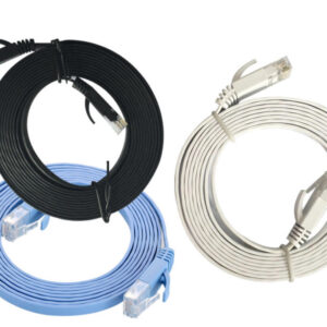 Bespoke Cat6 Flat UTP Patch Cable with Tailored Mold and Color Options