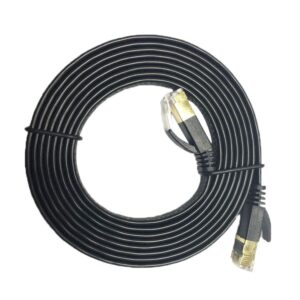 Cat7 Shielded Flat Ethernet Cable Customizable 10Gbps S/FTP 600MHz Ultra-Slim Patch Cord
