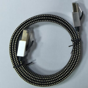 Elite-Link Cat8 Flat Ethernet Cable with S/FTP Shielding for 40Gbps High-Performance Networking