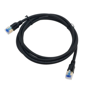 Titan-Link Cat8 Shielded Round Patch Cord with Industrial S/FTP Protection for 40Gbps Datacenters