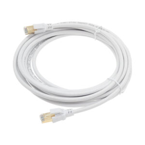 Quantum-Stream Cat8 Shielded Round Ethernet Cable for 40GBASE-T Professional Data Infrastructure